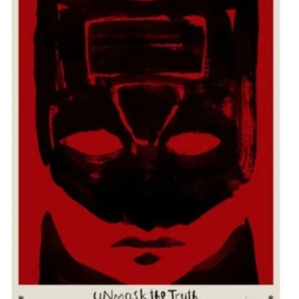 THE BATMAN Unmask The Truth Mondo SDCC San Diego Comic Con Version 2 Poster